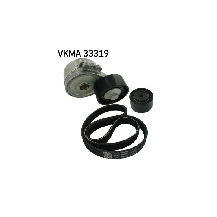 V formos rumbuotas diržas, komplektas SKF VKMA 33319