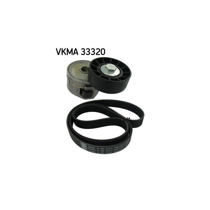 V formos rumbuotas diržas, komplektas SKF VKMA 33320