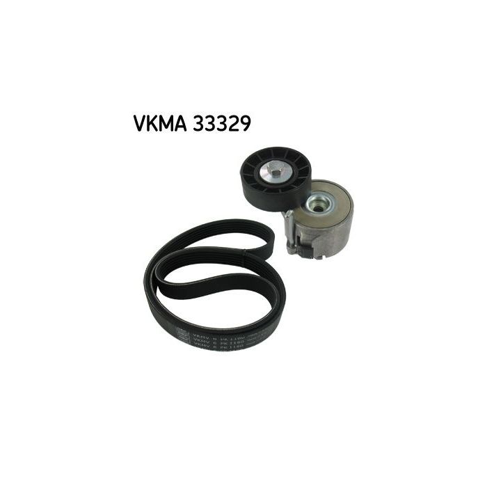 V formos rumbuotas diržas, komplektas SKF VKMA 33329