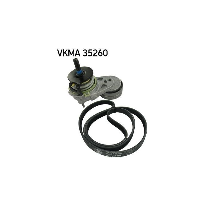V formos rumbuotas diržas, komplektas SKF VKMA 35260