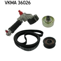 V formos rumbuotas diržas, komplektas SKF VKMA 36026