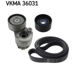 V formos rumbuotas diržas, komplektas SKF VKMA 36031