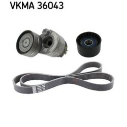 V formos rumbuotas diržas, komplektas SKF VKMA 36043