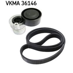V formos rumbuotas diržas, komplektas SKF VKMA 36146