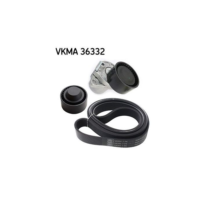 V formos rumbuotas diržas, komplektas SKF VKMA 36332