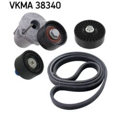 V formos rumbuotas diržas, komplektas SKF VKMA 38340