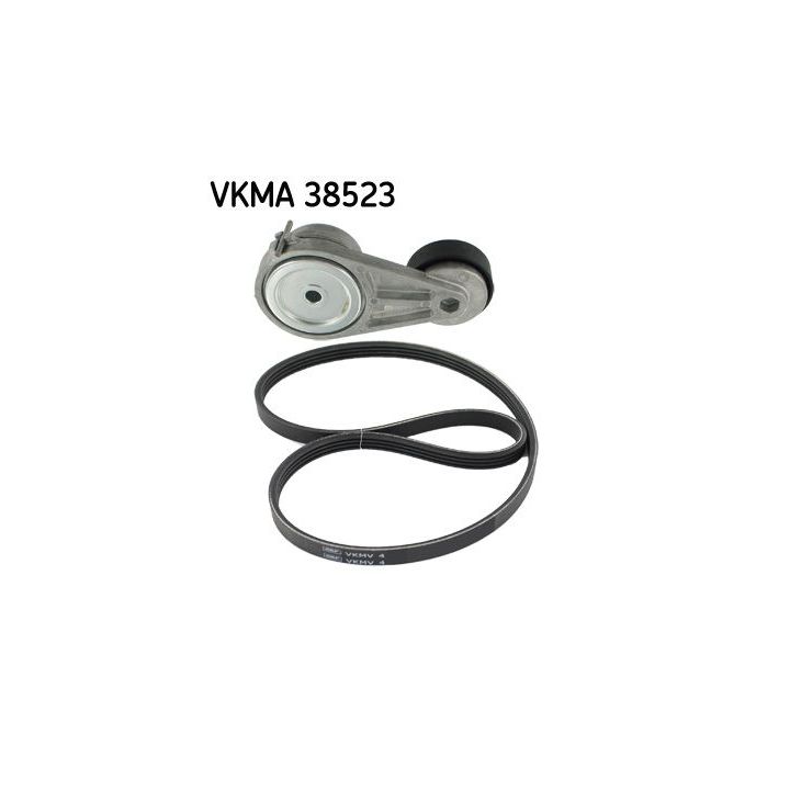 V formos rumbuotas diržas, komplektas SKF VKMA 38523