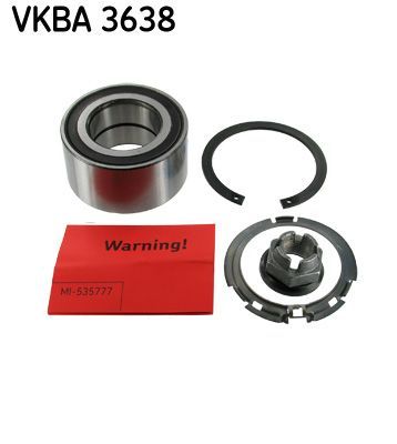 Rato guolio komplektas SKF VKBA 3638