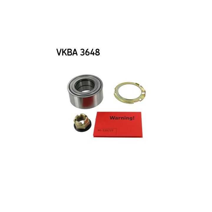 Rato guolio komplektas SKF VKBA 3648