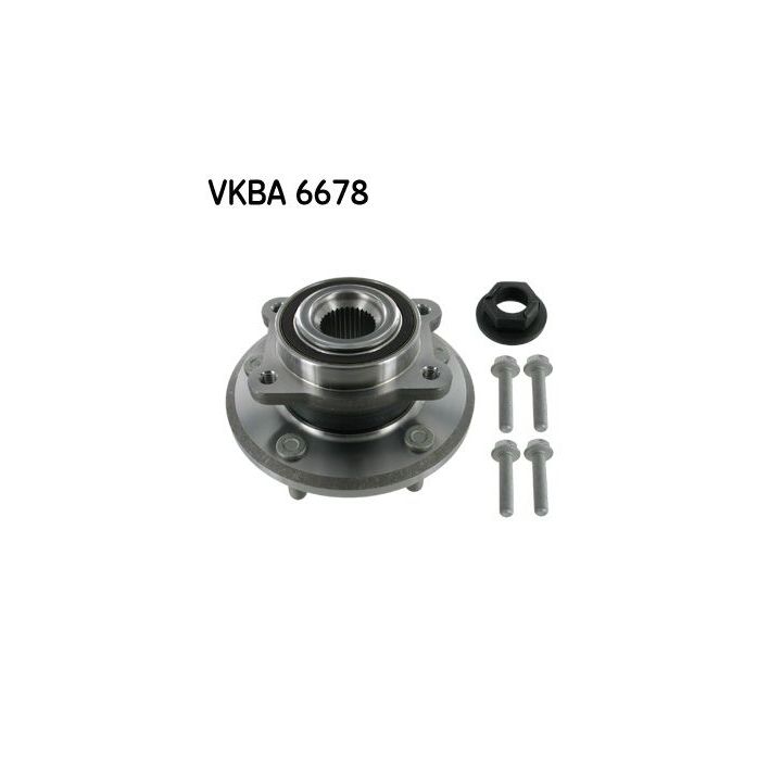 Rato guolio komplektas SKF VKBA 6678