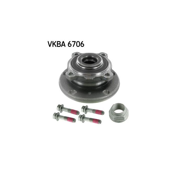 Rato guolio komplektas SKF VKBA 6706
