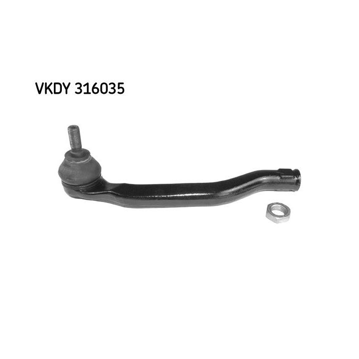 Skersinės vairo trauklės galas SKF VKDY 316035