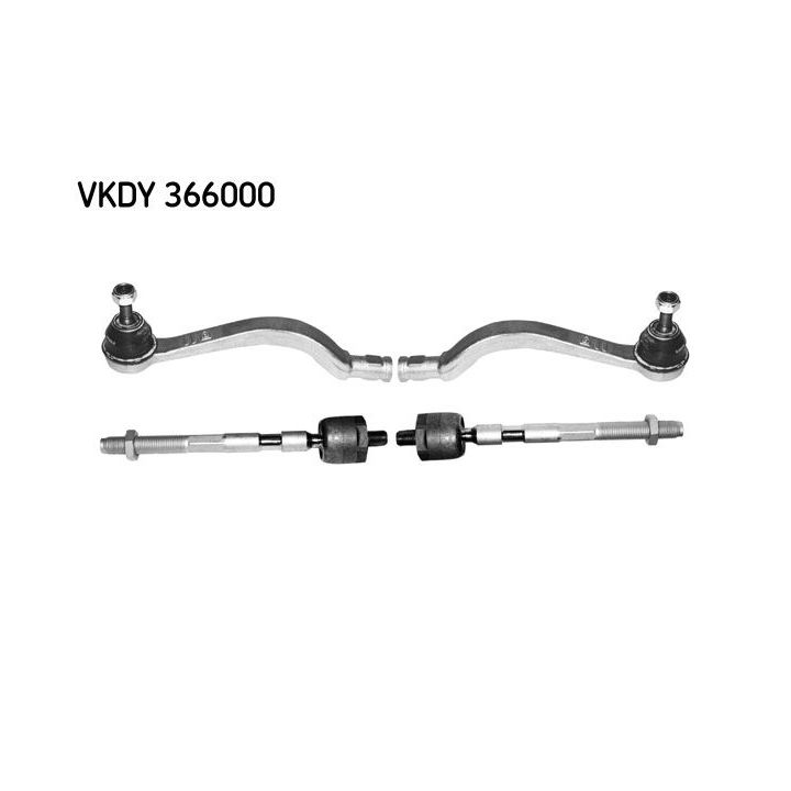 Remonto komplektas, vairo trauklės ašinė jungtis SKF VKDY 366000