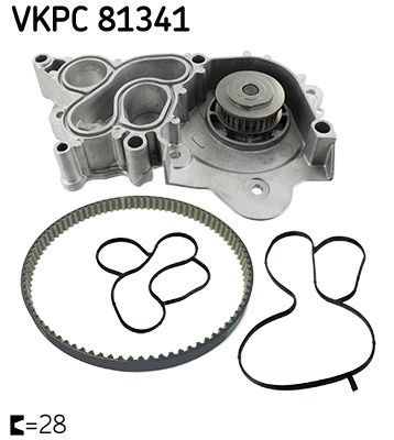 Vandens siurblys, variklio aušinimas SKF VKPC 81341