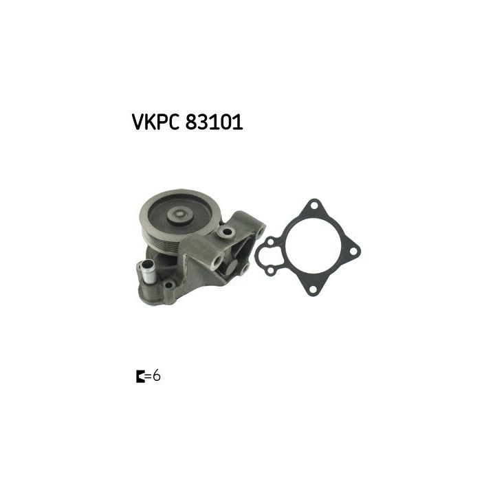 Vandens siurblys, variklio aušinimas SKF VKPC 83101