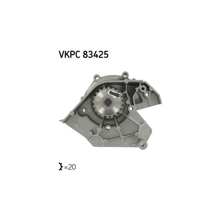 Vandens siurblys, variklio aušinimas SKF VKPC 83425