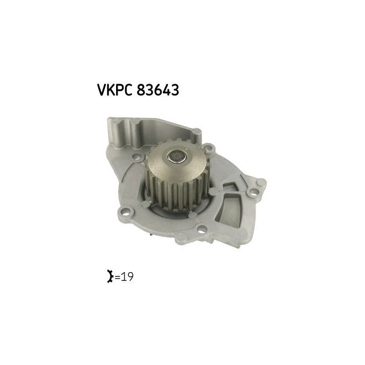 Vandens siurblys, variklio aušinimas SKF VKPC 83643