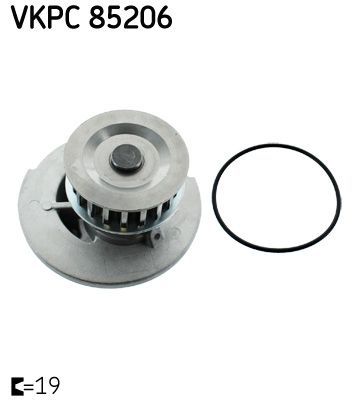 Vandens siurblys, variklio aušinimas SKF VKPC 85206