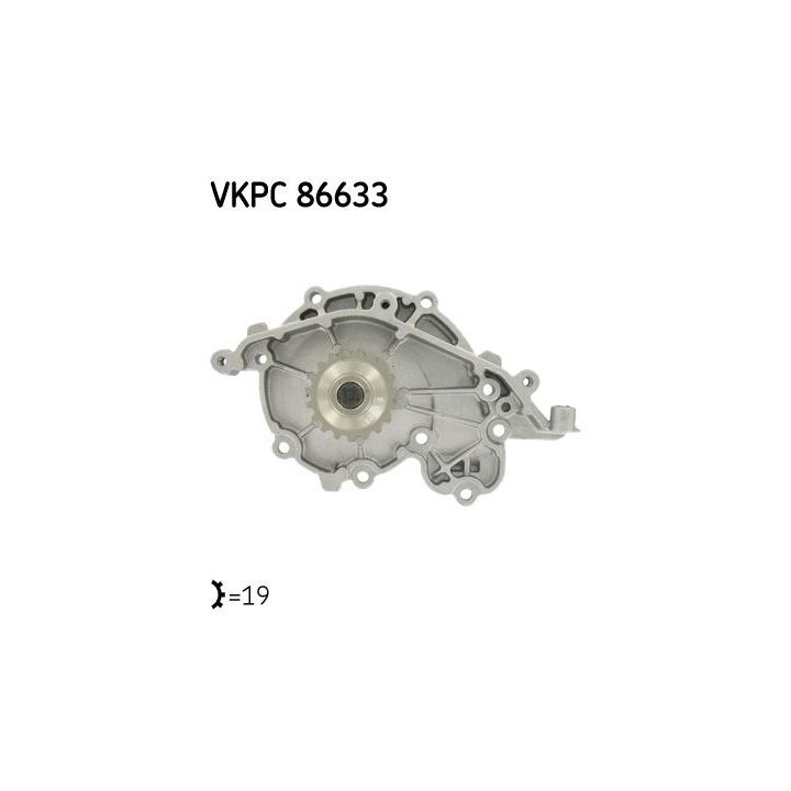 Vandens siurblys, variklio aušinimas SKF VKPC 86633