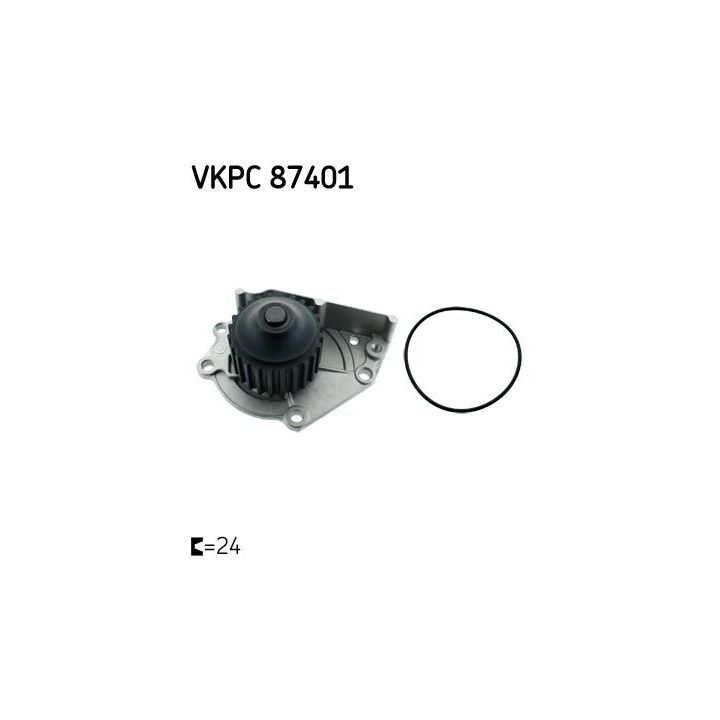 Vandens siurblys, variklio aušinimas SKF VKPC 87401