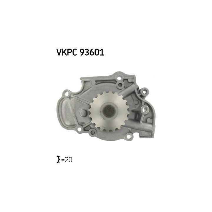 Vandens siurblys, variklio aušinimas SKF VKPC 93601