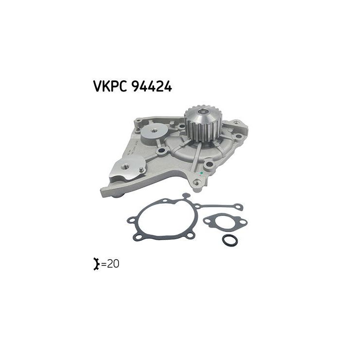 Vandens siurblys, variklio aušinimas SKF VKPC 94424