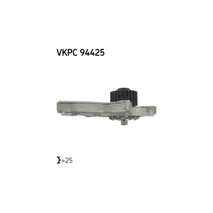 Vandens siurblys, variklio aušinimas SKF VKPC 94425