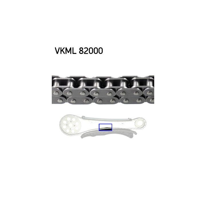 Paskirstymo grandinės komplektas SKF VKML 82000