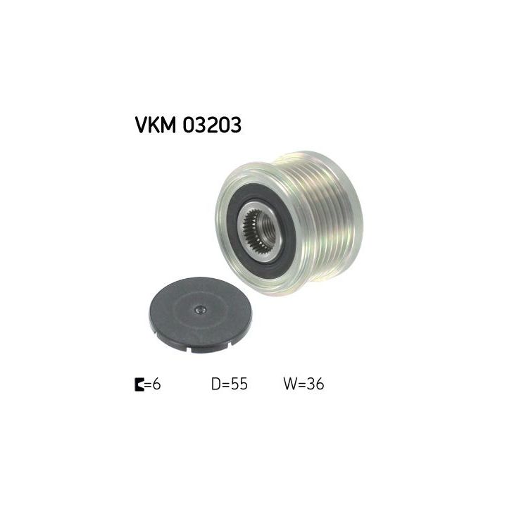 Laisvos eigos sankaba, kint. sr. generatorius SKF VKM 03203