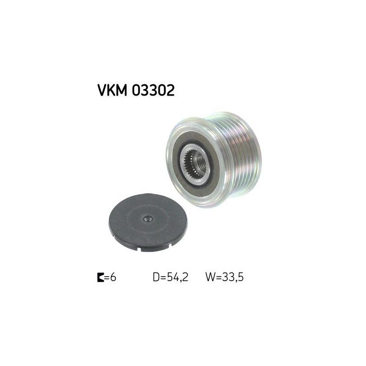 Laisvos eigos sankaba, kint. sr. generatorius SKF VKM 03302