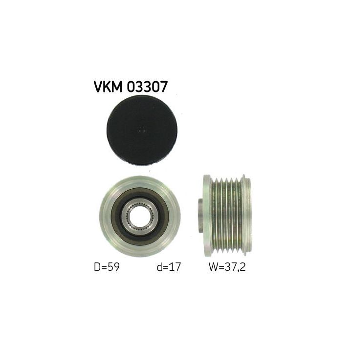 Laisvos eigos sankaba, kint. sr. generatorius SKF VKM 03307