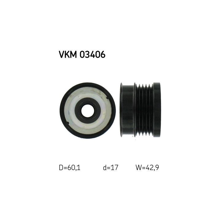 Laisvos eigos sankaba, kint. sr. generatorius SKF VKM 03406
