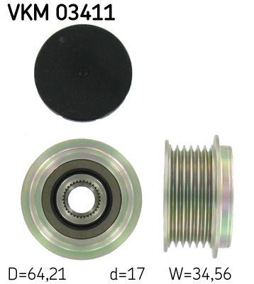 Laisvos eigos sankaba, kint. sr. generatorius SKF VKM 03411