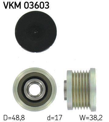 Laisvos eigos sankaba, kint. sr. generatorius SKF VKM 03603