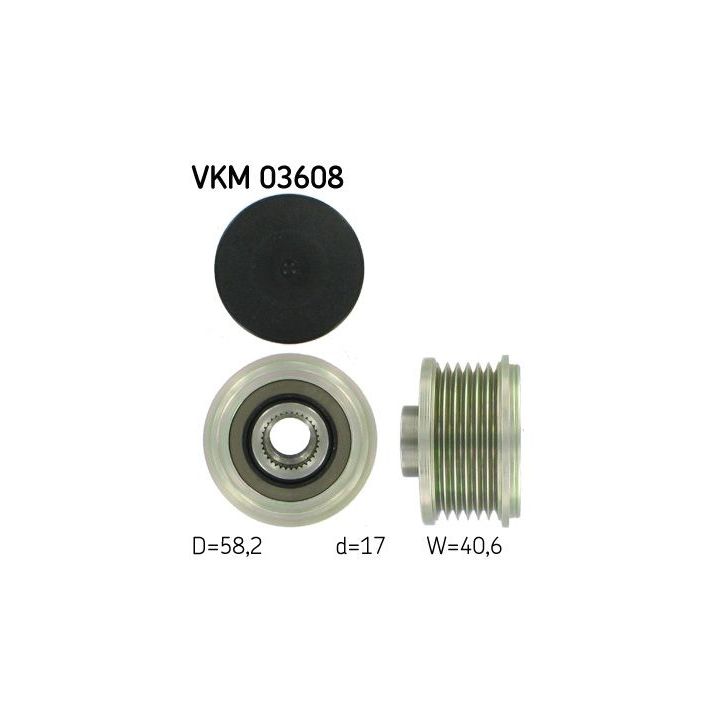 Laisvos eigos sankaba, kint. sr. generatorius SKF VKM 03608