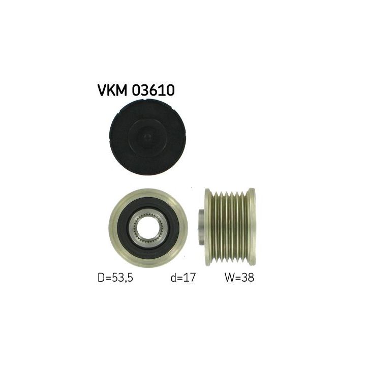 Laisvos eigos sankaba, kint. sr. generatorius SKF VKM 03610