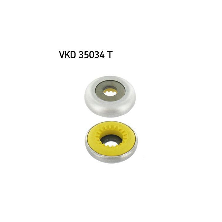 Frikcinis guolis, pakabos statramsčio atramos montavimas SKF VKD 35034 T