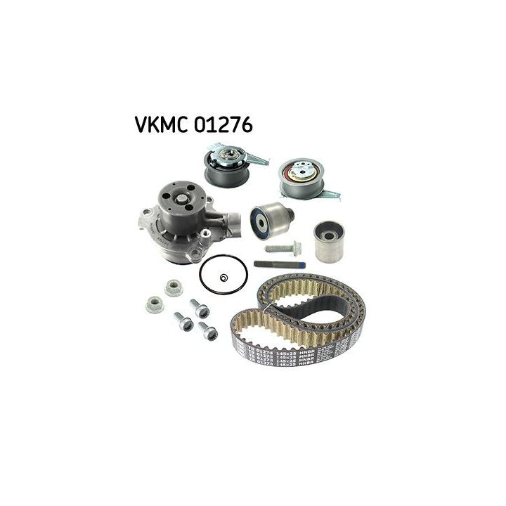 Vandens siurblio ir paskirstymo diržo komplektas SKF VKMC 01276
