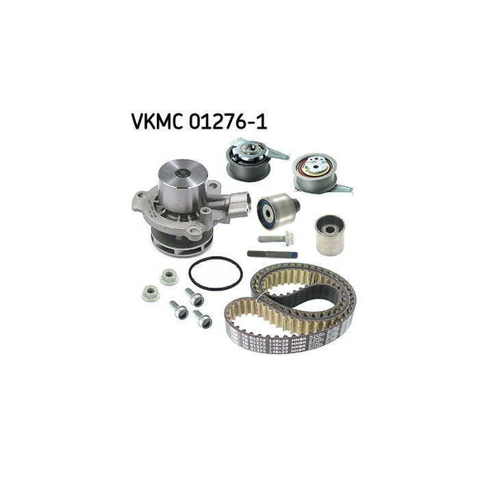 Vandens siurblio ir paskirstymo diržo komplektas SKF VKMC 01276-1