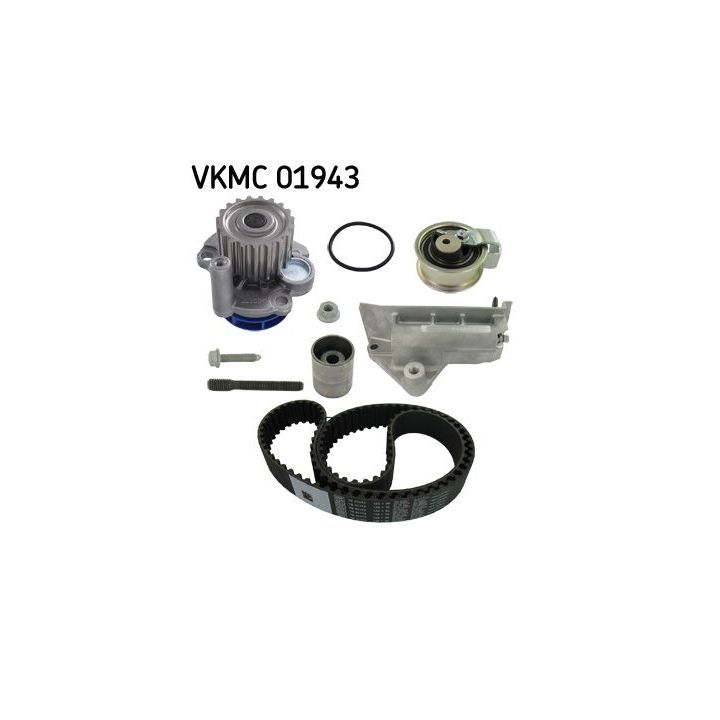 Vandens siurblio ir paskirstymo diržo komplektas SKF VKMC 01943