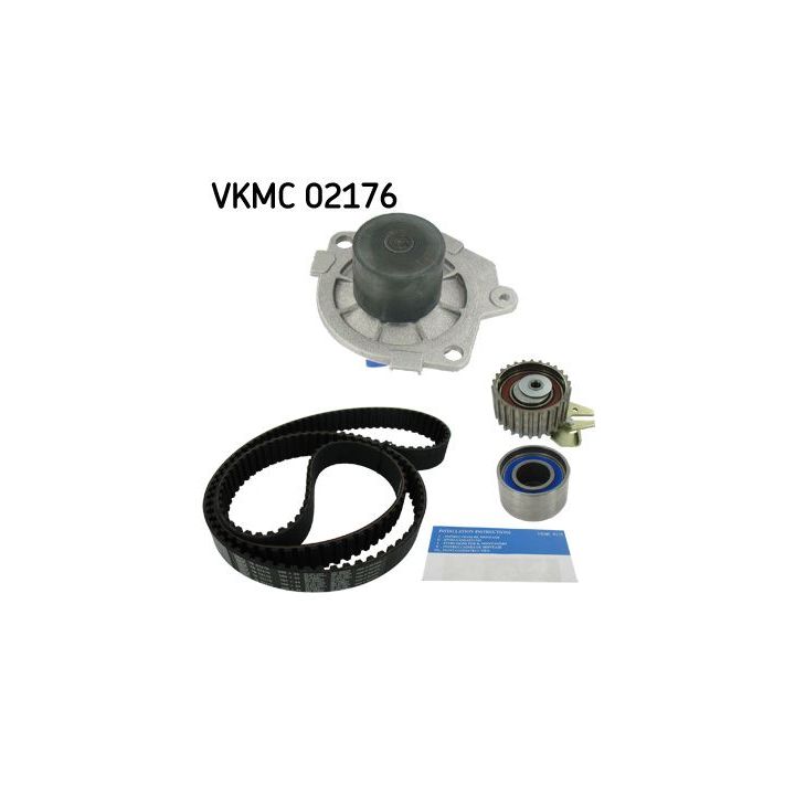 Vandens siurblio ir paskirstymo diržo komplektas SKF VKMC 02176