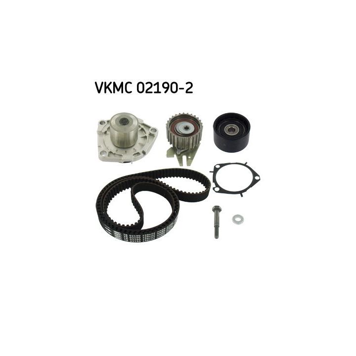 Vandens siurblio ir paskirstymo diržo komplektas SKF VKMC 02190-2