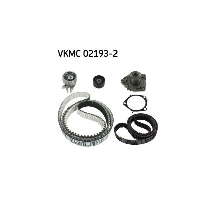 Vandens siurblio ir paskirstymo diržo komplektas SKF VKMC 02193-2