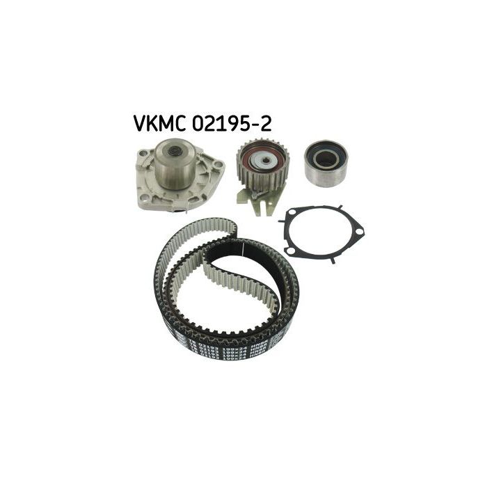 Vandens siurblio ir paskirstymo diržo komplektas SKF VKMC 02195-2