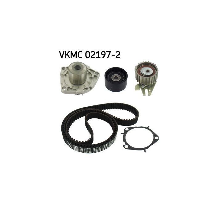 Vandens siurblio ir paskirstymo diržo komplektas SKF VKMC 02197-2