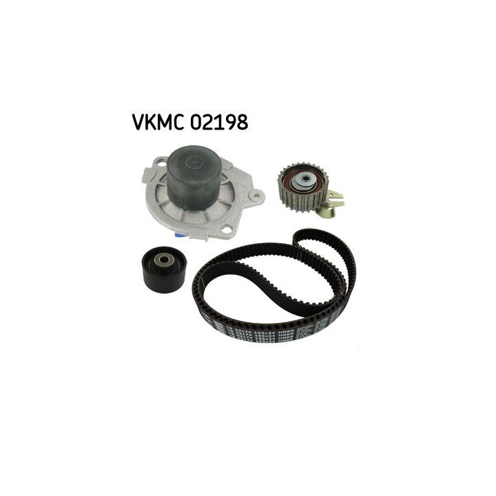 Vandens siurblio ir paskirstymo diržo komplektas SKF VKMC 02198