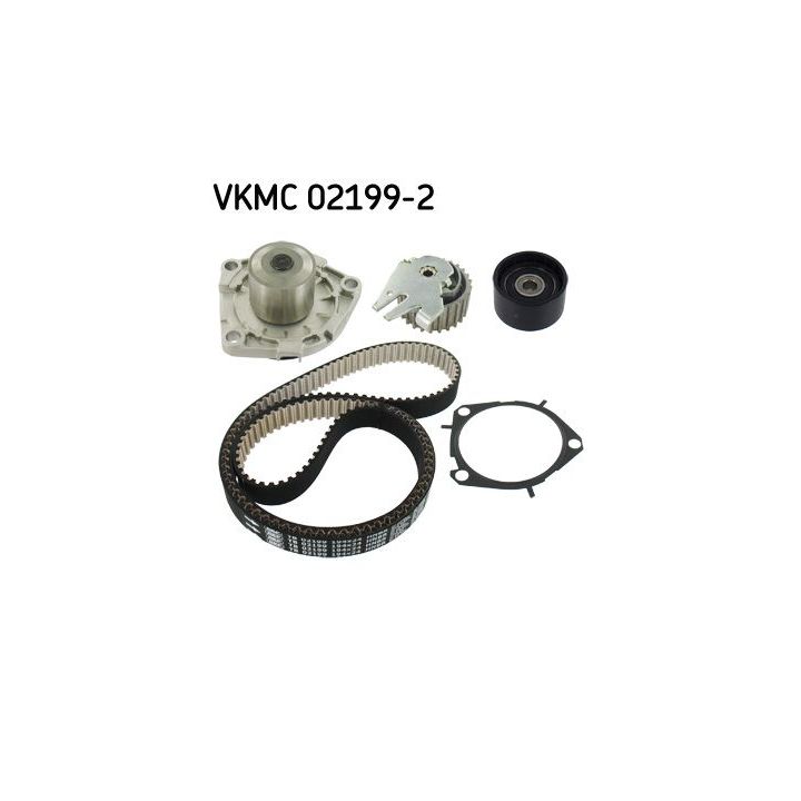 Vandens siurblio ir paskirstymo diržo komplektas SKF VKMC 02199-2