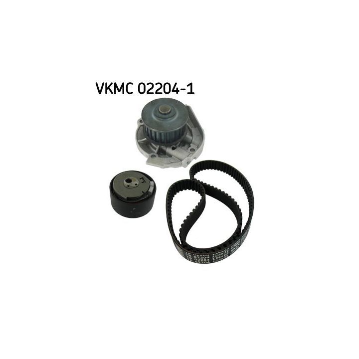 Vandens siurblio ir paskirstymo diržo komplektas SKF VKMC 02204-1