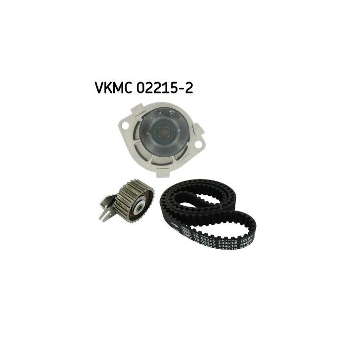 Vandens siurblio ir paskirstymo diržo komplektas SKF VKMC 02215-2