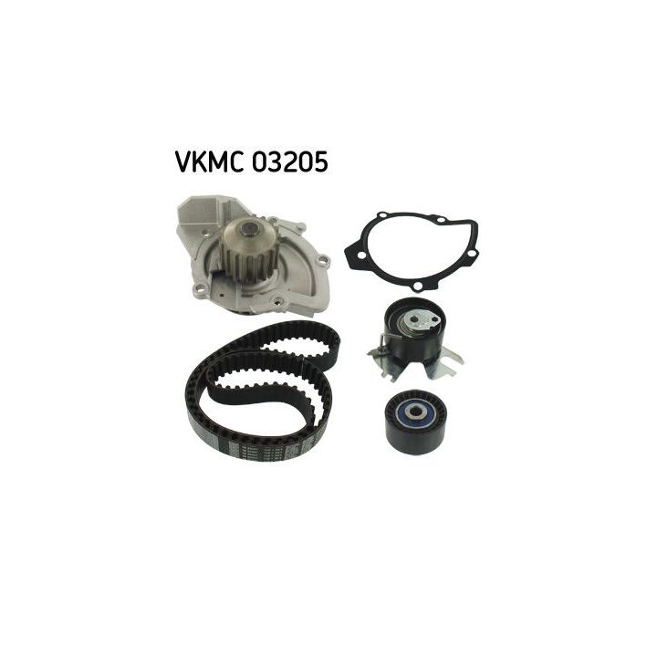 Vandens siurblio ir paskirstymo diržo komplektas SKF VKMC 03205